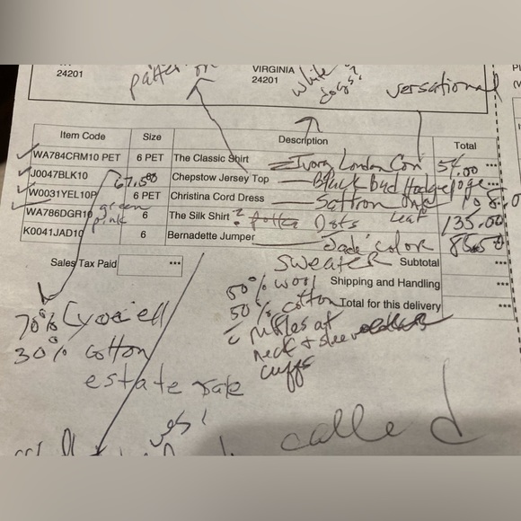 NWT Boden 100% Silk Shirt in green with pink polka dots,  size 6. - Picture 10 of 10